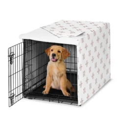 Sweet Jojo Designs Dog Crate Kennel Cover 36in. Baseball Patch Red And White -Sweets Jojo Shop GUEST 6b54a541 f473 4ad2 af80 909fd2cafe7c