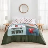 Sweet Jojo Designs Boy Full/Queen Comforter Bedding Set Football Green Brown And Red 3pc -Sweets Jojo Shop GUEST 6cba2a9e 1685 42b1 b916 2d38babd1c54