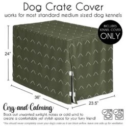 Sweet Jojo Designs Boy, Girl, Unisex/Gender Neutral Dog Crate Kennel Cover 36in. Woodland Arrow Green And White -Sweets Jojo Shop GUEST 6e6343b1 4f91 4025 aaf1 693c1c206aae