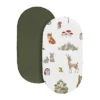 Sweet Jojo Designs Boy, Girl, Gender Neutral Baby Bassinet Fitted Sheets Set Watercolor Woodland Forest Animals Green Brown And Red 2pc -Sweets Jojo Shop GUEST 70e3a1c1 469e 491e b74f b5c40842b223