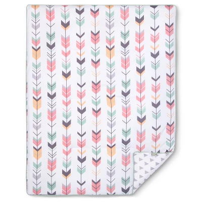 Sweet Jojo Designs Crib Bedding Set - Mod Arrow - Coral/Mint 11pc 3 Sweet Jojo Designs Crib Bedding Set - Mod Arrow - Coral/Mint 11pc
