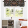 Sweet Jojo Designs Girl Window Valance Treatment 54in. Boho Floral Wildflower Black Orange And Blue -Sweets Jojo Shop GUEST 75a0c194 1a82 4470 ae6a 21450bdce9b6