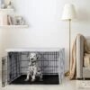 Sweet Jojo Designs Gender Neutral Unisex Dog Crate Kennel Cover 36in. Boho Fringe White And Grey -Sweets Jojo Shop GUEST 77ab37b3 a302 46c9 86eb 1290b668b51d