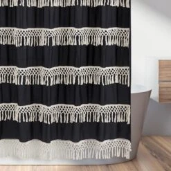 Sweet Jojo Designs Shower Curtain 72in.x72in. Boho Fringe Black And Ivory 9 Sweet Jojo Designs Shower Curtain 72in.x72in. Boho Fringe Black And Ivory -Sweets Jojo Shop GUEST 7855ea2a a0da 4ec7 9f29 c43fa288ec40