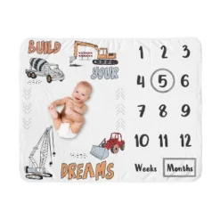 Sweet Jojo Designs Boy Baby Milestone Blanket Construction Truck Red Blue And Grey 11 Sweet Jojo Designs Boy Baby Milestone Blanket Construction Truck Red Blue And Grey -Sweets Jojo Shop GUEST 78f91479 8322 4499 978b b5a7cbe6811c