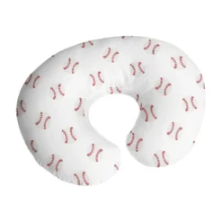 Sweet Jojo Designs Boy Support Nursing Pillow Cover (Pillow Not Included) Baseball Patch Red And White -Sweets Jojo Shop GUEST 7b1373e9 bdc4 4f36 bd94 4ad4a4f566ad