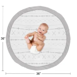Sweet Jojo Designs Boy Or Girl Gender Neutral Unisex Baby Tummy Time Playmat Woodland Friends Grey And White -Sweets Jojo Shop GUEST 7b61e39b 6efe 416a 8cda 923c488cc69c