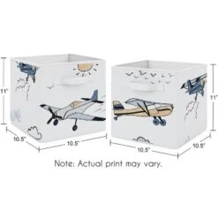 Sweet Jojo Designs Fabric Storage Bins Set Airplane Green And Blue -Sweets Jojo Shop GUEST 820348e9 972b 4814 b362 b15da0ae6ac5