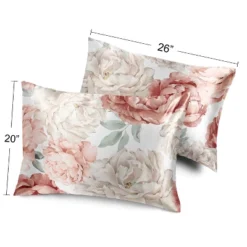 Sweet Jojo Designs Decorative Satin Pillowcases Peony Floral Garden Pink And Ivory 2pc -Sweets Jojo Shop GUEST 8577c5e5 1c8b 4880 9919 ebe1079babf3