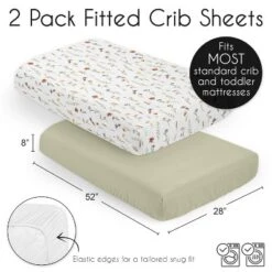 Sweet Jojo Designs Girl Fitted Crib Sheets Set Watercolor Floral Garden Green Orange And Beige 2pc 12 Sweet Jojo Designs Girl Fitted Crib Sheets Set Watercolor Floral Garden Green Orange And Beige 2pc -Sweets Jojo Shop GUEST 88d1b8a1 36a2 41f7 81b2 9fc682545529