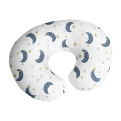 Sweet Jojo Designs Gender Neutral Support Nursing Pillow Cover (Pillow Not Included) Bear And Moon Blue Gold And White -Sweets Jojo Shop GUEST 89d7e084 aac8 4bed a94e 5221951fabd4