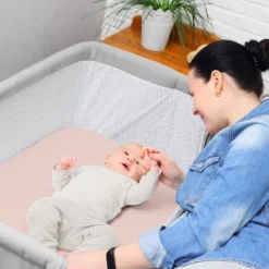 Sweet Jojo Designs Girl Baby Bassinet Fitted Sheets Set Watercolor Floral Pink Grey And White 2pc -Sweets Jojo Shop GUEST 89eb43d8 4027 4f39 b013 45285c7ed800