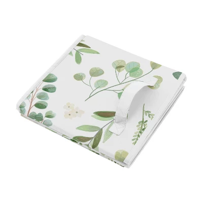 Sweet Jojo Designs Fabric Storage Toy Bin Botanical Green And White 4 Sweet Jojo Designs Fabric Storage Toy Bin Botanical Green And White - Image 2