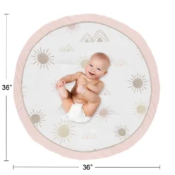 Sweet Jojo Designs Girl Baby Tummy Time Playmat Desert Sun Pink Mauve And Taupe -Sweets Jojo Shop GUEST 8d4d74c8 4c9a 4191 b1d4 2f524194bb61