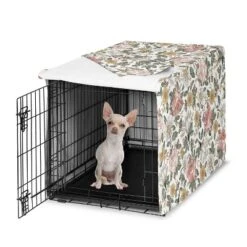 Sweet Jojo Designs Girl Dog Crate Kennel Cover 24in. Vintage Floral Pink Green And Yellow -Sweets Jojo Shop GUEST 9320bc7a dd88 4dfc 9cf7 0e594bd5d443