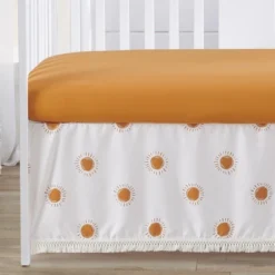 Sweet Jojo Designs Baby Crib Bedding Set - White And Pumpkin Boho Sun Collection 4pc -Sweets Jojo Shop GUEST 9646f8f2 4e20 47e2 abdc 2c795ebd3b49