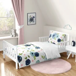 Sweet Jojo Designs Girl Toddler Bedding Set Watercolor Floral Blue Pink And White 5pc 13 Sweet Jojo Designs Girl Toddler Bedding Set Watercolor Floral Blue Pink And White 5pc -Sweets Jojo Shop GUEST 96f093c6 3d6f 4e5d bccb af3dbf2607f2
