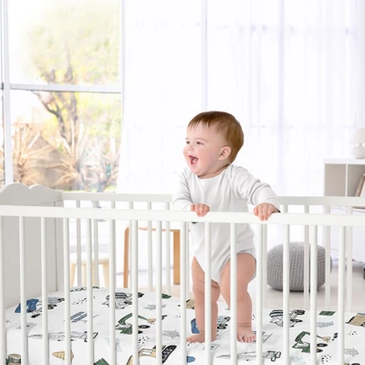 Sweet Jojo Designs Boy Baby Fitted Crib Sheet Construction Truck Green And Blue Collection 3 Sweet Jojo Designs Boy Baby Fitted Crib Sheet Construction Truck Green And Blue Collection