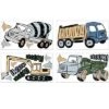 Sweet Jojo Designs Boy Wall Decal Stickers Art Nursery Décor Construction Truck Green Blue And Grey 4pc -Sweets Jojo Shop GUEST 986ea622 6869 4b16 98b2 96645a2c5cc8