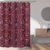 Sweet Jojo Designs Shower Curtain 72in.x72in. Boho Floral Wildflower Red Orange And Blue -Sweets Jojo Shop GUEST 9acfc019 4fe4 445d 8126 376b4be6c452