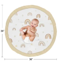 Sweet Jojo Designs Boy, Girl, Unisex/Gender Neutral Baby Tummy Time Playmat Boho Rainbow Neutral Multicolor -Sweets Jojo Shop GUEST 9ec7b664 95c1 4275 b3c9 a4dbdace9ee5