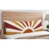 Sweet Jojo Designs Gender Neutral Body Pillow Cover (Pillow Not Included) 54in.x20in. Boho Sun Ray Yellow Red Orange