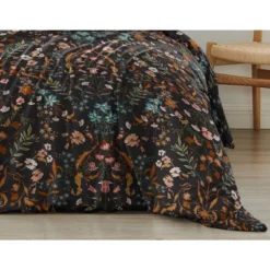 Sweet Jojo Designs Girl Full/Queen Comforter Bedding Set Boho Floral Wildflower Black Orange Green Blue 3pc 11 Sweet Jojo Designs Girl Full/Queen Comforter Bedding Set Boho Floral Wildflower Black Orange Green Blue 3pc -Sweets Jojo Shop GUEST a7a7ead4 a905 4d92 afe7 5efc8940200c