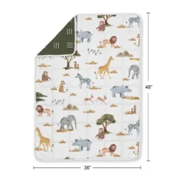 Sweet Jojo Designs Boy Girl Unisex Gender Neutral Toddler Weighted Blanket 5lbs. For Kids Jungle Multicolor -Sweets Jojo Shop GUEST aa5372bc 6bdc 443e 8119 a3e84e2fb50d