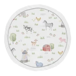 Sweet Jojo Designs Boy Or Girl Gender Neutral Unisex Baby Tummy Time Playmat Farm Animals -Sweets Jojo Shop GUEST abd5ed0e ae62 4274 8aa1 11957c09c055