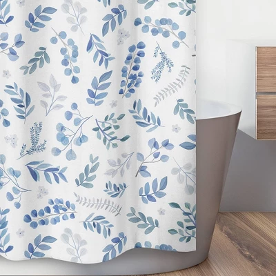 Botanical Leaf Shower Curtain - Sweet Jojo Designs 5 Botanical Leaf Shower Curtain - Sweet Jojo Designs - Image 3