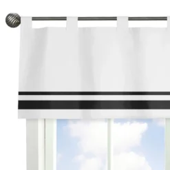 Sweet Jojo Designs Window Valance Treatment 54in. Hotel White And Black 8 Sweet Jojo Designs Window Valance Treatment 54in. Hotel White And Black -Sweets Jojo Shop GUEST ac89c7a5 a888 4d25 8c27 cb3df8c86974