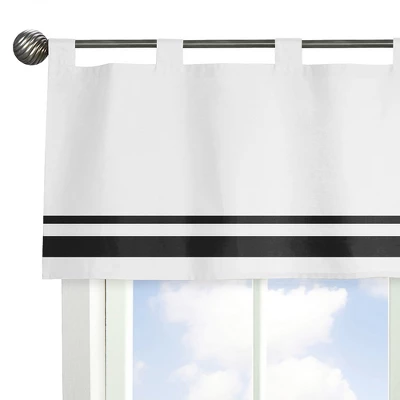 Sweet Jojo Designs Window Valance Treatment 54in. Hotel White And Black 5 Sweet Jojo Designs Window Valance Treatment 54in. Hotel White And Black - Image 3
