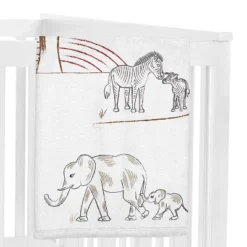 Sweet Jojo Designs Gender Neutral Baby Milestone Blanket Serengeti Animals Multicolor