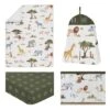 Sweet Jojo Designs Girl Baby Crib Bedding Set - Jungle Animals Collection 4pc -Sweets Jojo Shop GUEST afa24b83 fbc9 441e aba1 ad6f5d23ff53