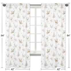 Sweet Jojo Designs Window Curtain Panels 84in. Deer Floral White Taupe And Pink 9 Sweet Jojo Designs Window Curtain Panels 84in. Deer Floral White Taupe And Pink -Sweets Jojo Shop GUEST afec62e5 334b 460e af6a da0211f1dc36