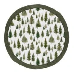 Sweet Jojo Designs Gender Neutral Unisex Baby Tummy Time Playmat Woodland Pine Tree Green And White -Sweets Jojo Shop GUEST b2dcb51e 1642 4ca0 a9bb b87a759069ca