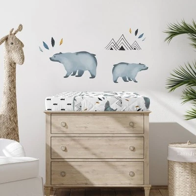 Sweet Jojo Designs Changing Pad Cover - Bear Mountain 4 Sweet Jojo Designs Changing Pad Cover - Bear Mountain - Image 2