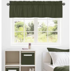 Sweet Jojo Designs Window Valance Treatment 54in. Woodland Camo Green