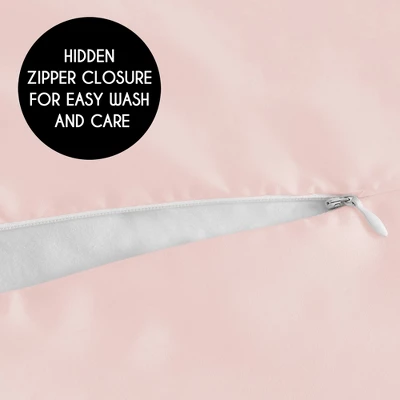 Sweet Jojo Designs Girl Decorative Throw Pillow Covers 18in. (Pillow Inserts Not Included) Rose Pink 2pc. 7 Sweet Jojo Designs Girl Decorative Throw Pillow Covers 18in. (Pillow Inserts Not Included) Rose Pink 2pc. - Image 5