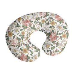 Sweet Jojo Designs Girl Support Nursing Pillow Cover (Pillow Not Included) Vintage Floral Pink Green And Yellow -Sweets Jojo Shop GUEST c46b5117 6c3f 48db 87c5 95ebd779bdfc