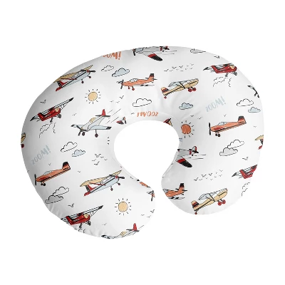 Sweet Jojo Designs Boy Support Nursing Pillow Cover (Pillow Not Included) Airplane Red Blue And White 8 Sweet Jojo Designs Boy Support Nursing Pillow Cover (Pillow Not Included) Airplane Red Blue And White - Image 6