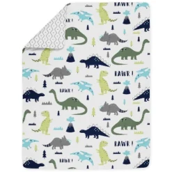 Sweet Jojo Designs Boy Toddler Bedding Set Mod Dinosaur Blue And Green Blue And Green 5pc. -Sweets Jojo Shop GUEST c73911b7 e96b 437e b736 8eb8ee663ad8