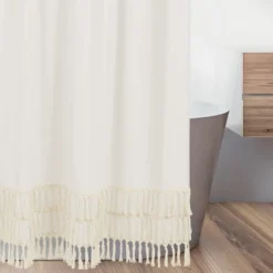 Sweet Jojo Designs Shower Curtain 72in.x72in. Boho Fringe Ivory -Sweets Jojo Shop GUEST c8d3b206 3ef7 4a06 8bc6 b76634358bef