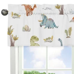 Sweet Jojo Designs Window Valance Treatment 54in. Watercolor Dinosaur Dino Multicolor -Sweets Jojo Shop GUEST ca4e2973 b904 4f84 b483 b4fa12429783