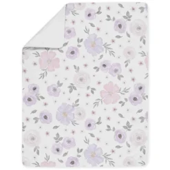 Sweet Jojo Designs Girl Toddler Bedding Set Watercolor Floral Purple Pink And Grey 5pc -Sweets Jojo Shop GUEST cbadac77 d305 462d a51b e54dd75dd996