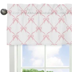 Sweet Jojo Designs Girl Window Valance Treatment 54in. Ballerina And Ballet Bows Pink And White -Sweets Jojo Shop GUEST cc2ea6f4 c7be 47ce 99fc dfbcb45dea8e