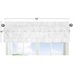 Sweet Jojo Designs Window Valance Treatment 54in. Harper White -Sweets Jojo Shop GUEST cf57836b 9b45 47ac aa6f 40300202c5cd