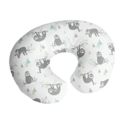 Sweet Jojo Designs Gender Neutral Support Nursing Pillow Cover (Pillow Not Included) Sloth Blue Grey And White -Sweets Jojo Shop GUEST d2f780ef 0268 431f 8465 922091de2673