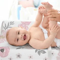 Sweet Jojo Designs Girl Changing Pad Sheet Watercolor Floral Pink And Grey -Sweets Jojo Shop GUEST d79b5d00 6d46 47a3 baf2 2ade756c2f9a