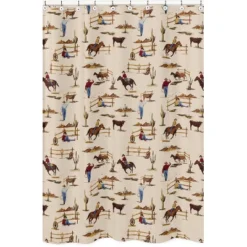 Sweet Jojo Designs Boy Shower Curtain 72in.x72in. Wild West Cowboy Multicolor -Sweets Jojo Shop GUEST d877bd8c 96a4 45d2 a4b1 48a86140f86c